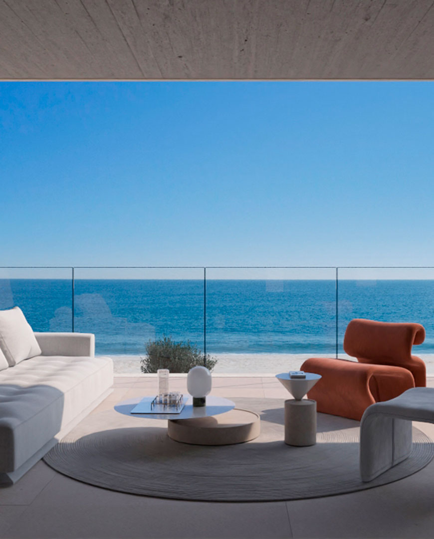 grandes terrazas con vistas